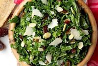 Kale and Date Salad with Tangy Shallot Vinaigrette