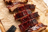 Oven-Baked Ribs with Tangy BBQ Glaze