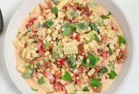 Corn, Avocado & Bacon Salad with Lime Dressing