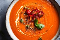Roasted Tomato and Basil Soup Recipe — Comforting Homemade Soup