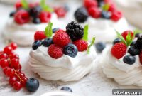 Vegan Berry Pavlova Recipe for Light, Crispy Meringue Dessert