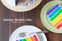 Vibrant Rainbow Layer Birthday Cake Recipe