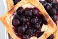 Homemade Blueberry Danish Recipe with Flaky Pastry