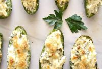 Feta-Stuffed Jalapeños: Baked Spicy Appetizer Recipe