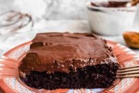 Paleo Single-Layer Chocolate Cake with Dairy-Free Chocolate Frosting