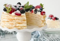 Chantilly Cream Crepe Cake Recipe: Light Layered Dessert />