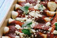 Black Bean and Cheese Ancho-Ladas: Vegetarian Mexican Bake