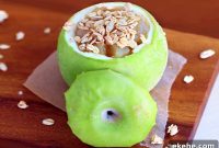 Crustless Baked Apples with Cinnamon Apple Pie Filling