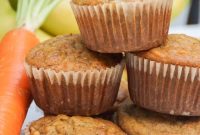 Banana Carrot Muffins with Raisins — Moist Spiced Muffin Recipe