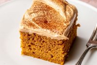 Pumpkin Spice Latte Layer Cake Recipe for Fall Dessert