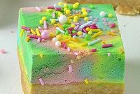 Rainbow Tie-Dye Cheesecake Bars Recipe for Stunning Dessert