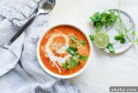 Curried Lentil, Tomato & Coconut Soup Recipe