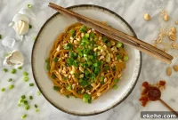 Spicy Peanut Noodles with PB2 Powdered Peanut Butter