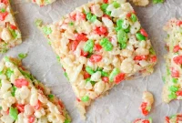 Festive Christmas Rice Krispie Treats Recipe — Holiday Dessert Ideas