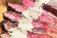 Whiskey Cream Sauce Flat Iron Steak Recipe