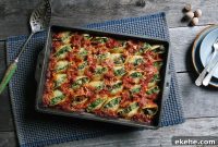 Venison Stuffed Shells with Ricotta and Spinach
