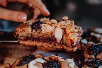 Blackberry Bakewell Bars Recipe with Almond Frangipane