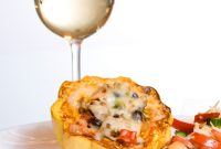 Roasted Stuffed Acorn Squash with Herbed Vegetables and Quinoa