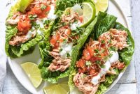 Instant Pot Salsa Chicken Lettuce Wraps — Gluten Free Keto Paleo Tutorial