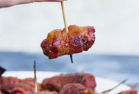 Paleo Bacon-Wrapped Smokies with Maple Glaze
