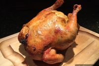 Peruvian Beer-Can Chicken on the Big Green Egg Grill