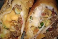Crispy Beef and Cheese Chimichangas Recipe