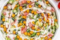Creamy Tahini Salad with Lemon & Fresh Herbs
