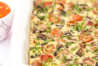 Classic Full English Baked Frittata Recipe for Brunch or Breakfast
