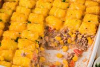 Hearty Cowboy Casserole Recipe with Cheesy Beef and Beans