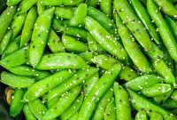 Garlic Sesame Stir-Fried Sugar Snap Peas