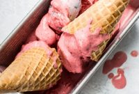 2-Ingredient No-Churn Vegan Strawberry Ice Cream (Dairy-Free, Sugar-Free)