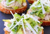 Chicken Caesar Bruschetta Recipe: Crispy Garlic Toast with Creamy Dressing