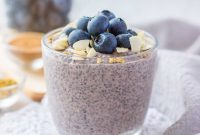 Creamy Blueberry Chia Pudding Recipe for Breakfast & Snacks