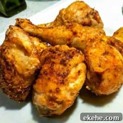 air fryer fried chicken featured