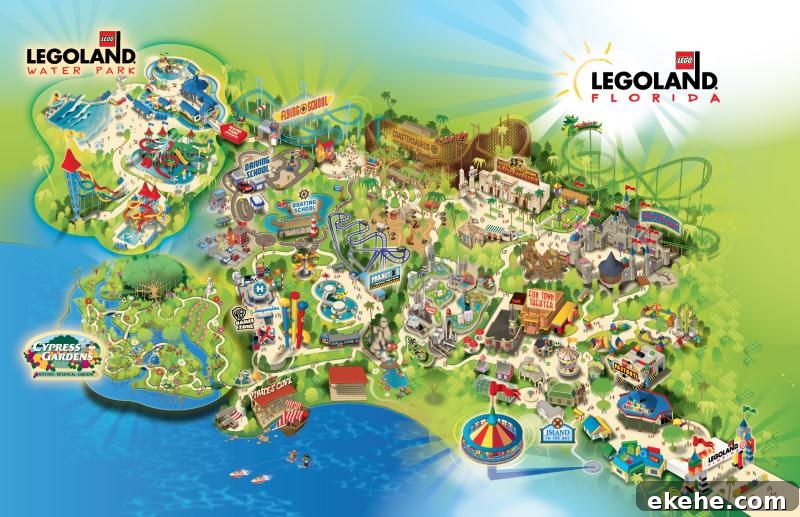 legoland florida map