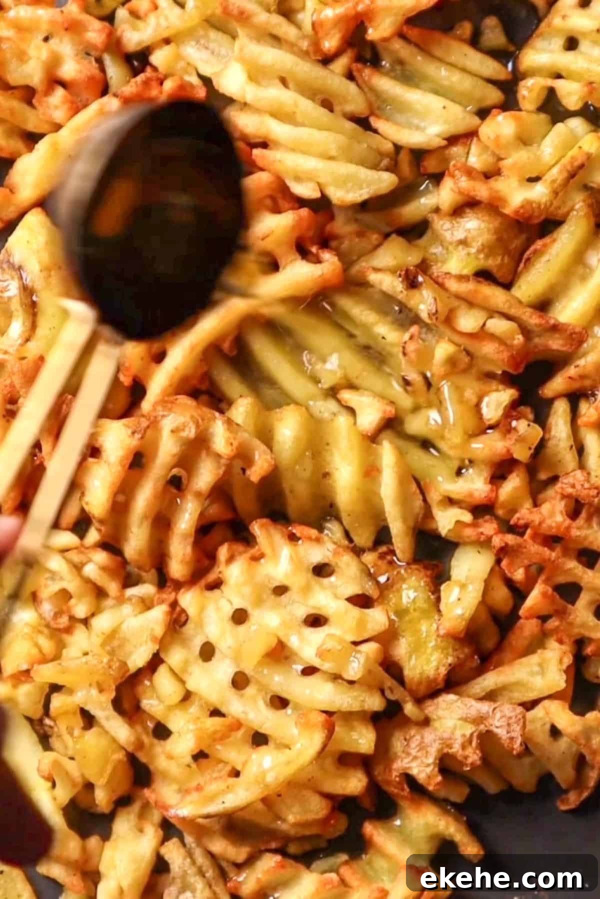 fries with truffle oil