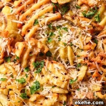 parmesan truffle oil fries