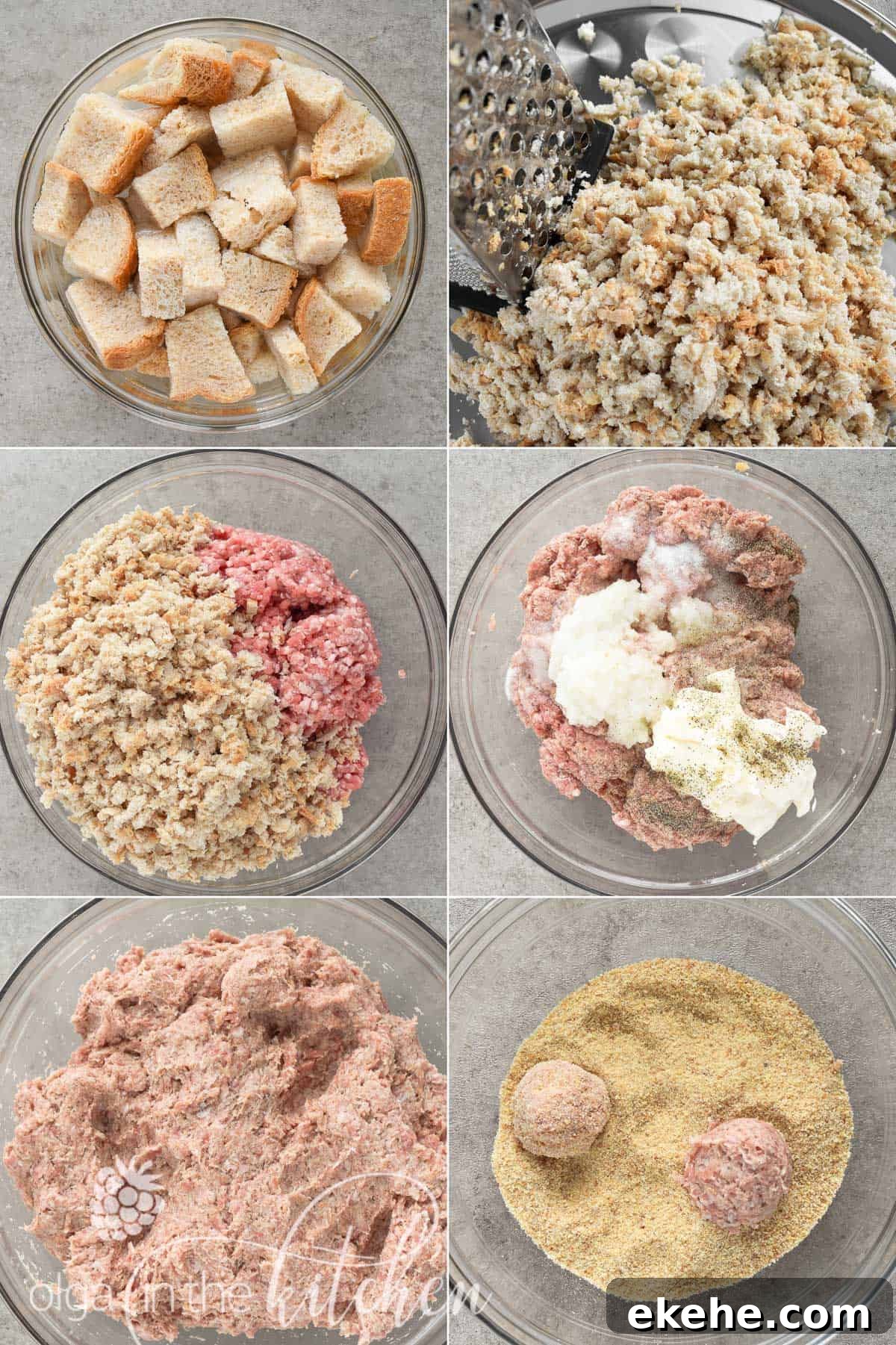 Ukrainian Pork Meatballs (kotlety) are perfectly tender and hearty and you will love that these are oven baked. | olgainthekitchen.com