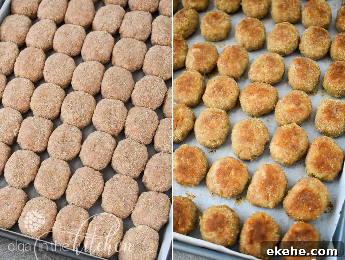 Ukrainian Pork Meatballs (kotlety) are perfectly tender and hearty and you will love that these are oven baked. | olgainthekitchen.com