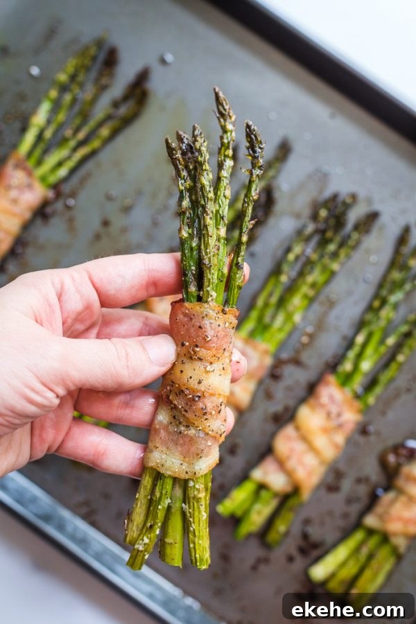 bacon wrapped asparagus oven