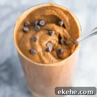 Healthy double chocolate milkshake recipe