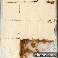 carrot cake sliced with two pieces missing