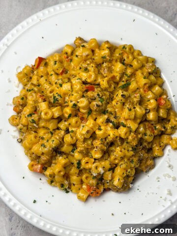 Chorizo sausage pasta