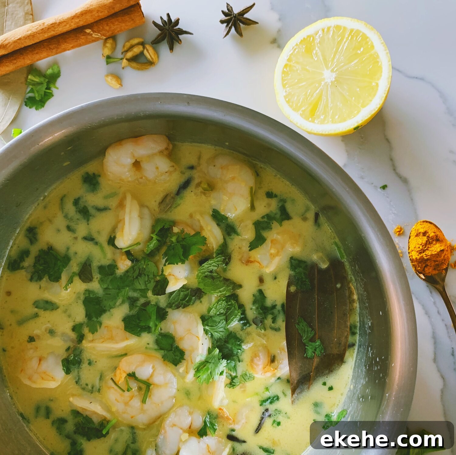 South Indian Coconut Prawn Curry