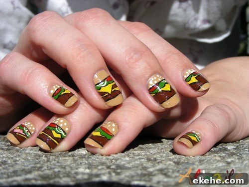 Hamburger Nails