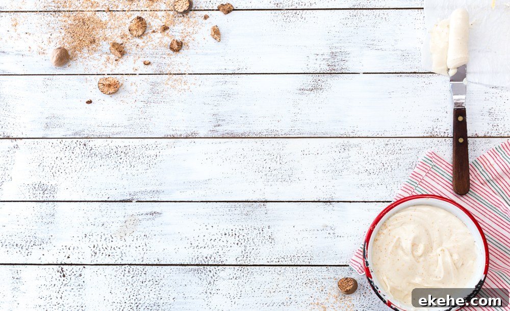 Eggnog Cream Cheese Frosting