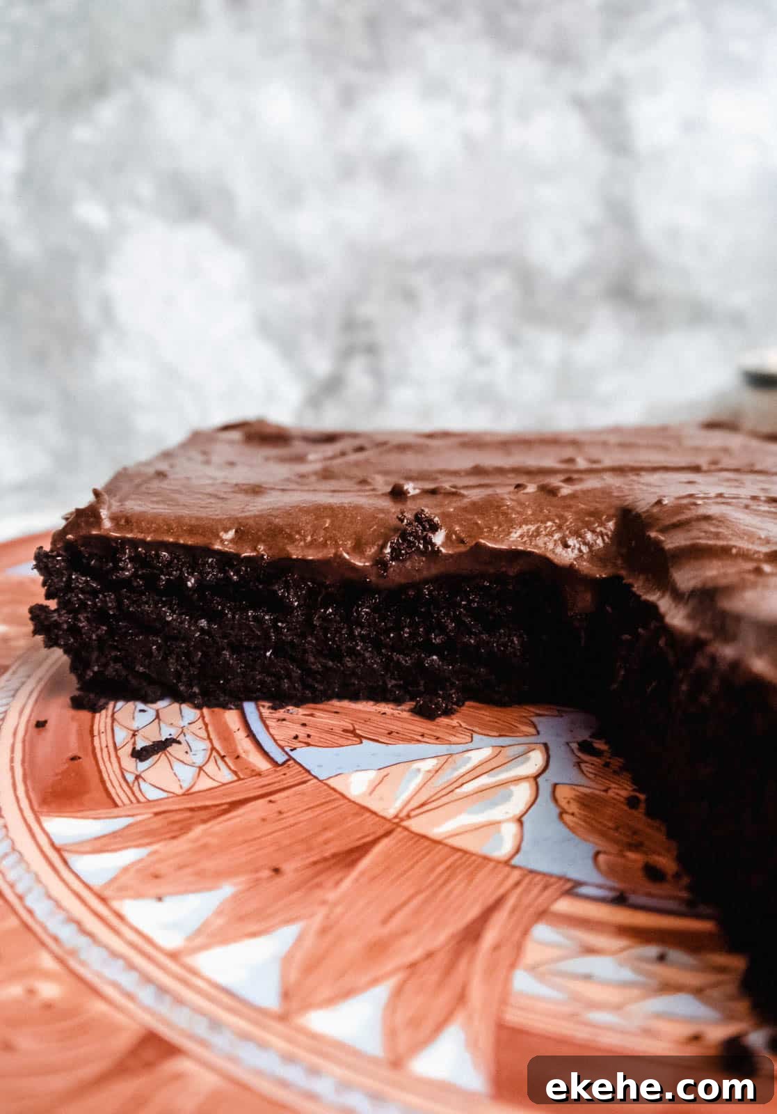 Paleo Single Layer Chocolate Cake with Chocolate Frosting (Dairy-free, GF) | Perchance to Cook, www.perchancetocook.com