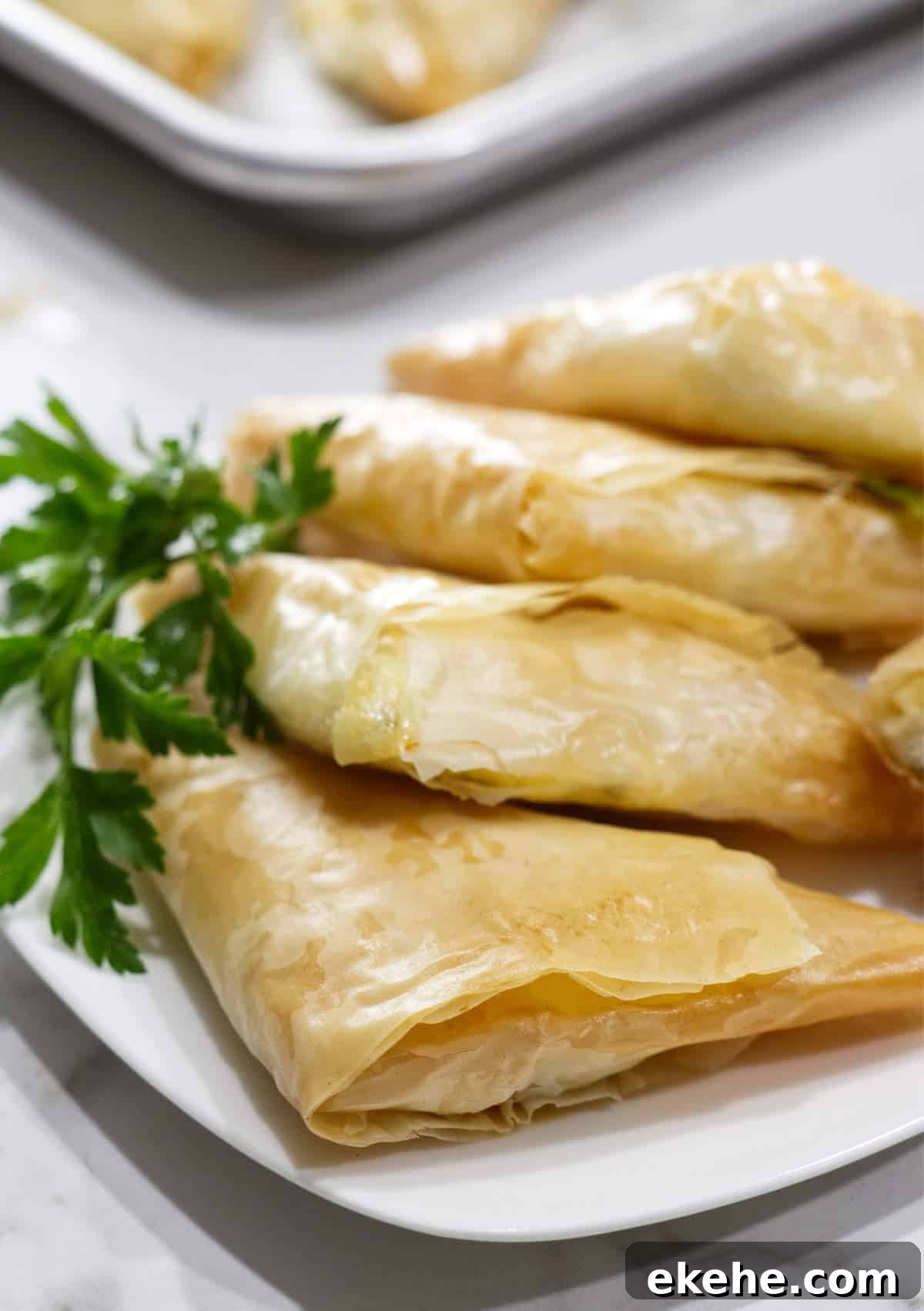 Greek Cheese Triangle Pies (Tiropita)