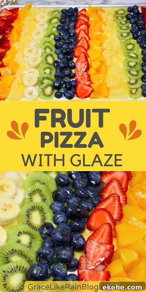 Fruit Pizza Recipe With Glaze