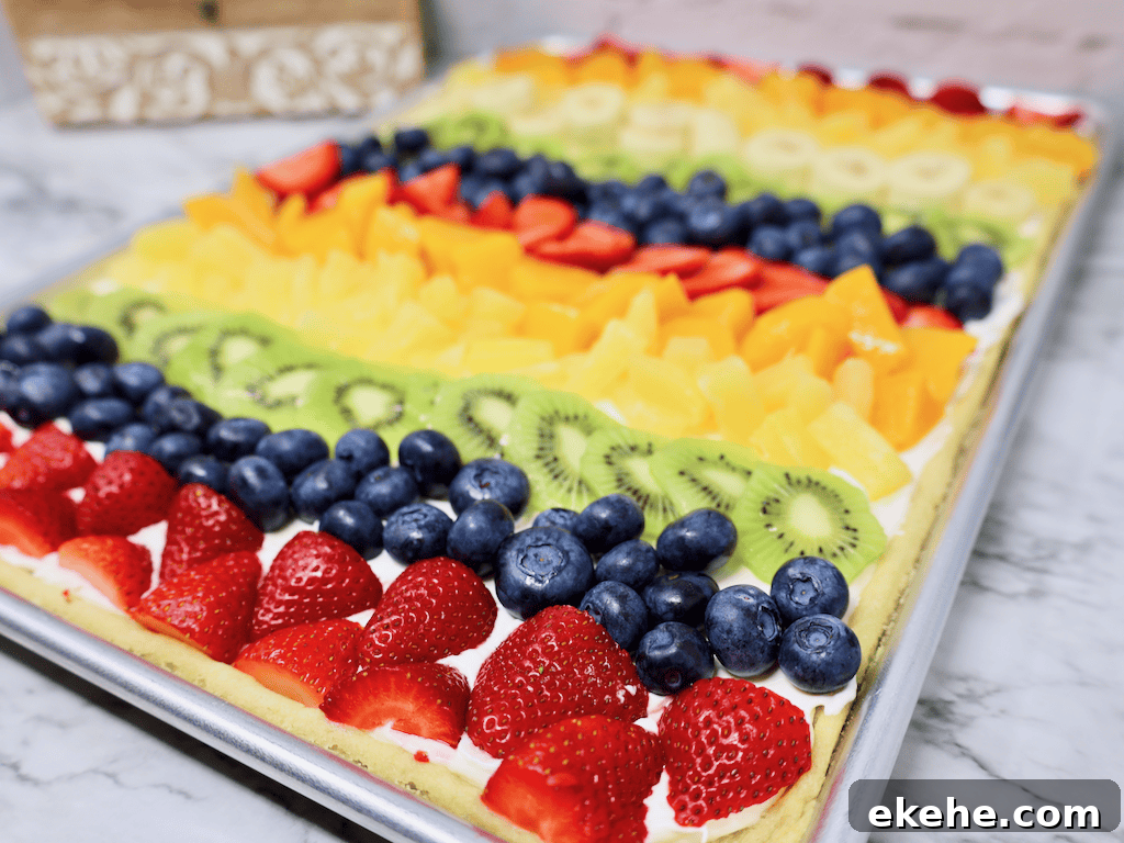 Fruit pizza recipe